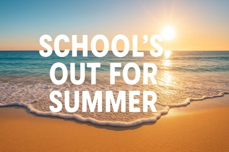 Schools out for summer
